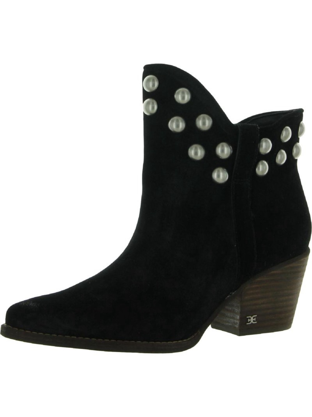 SAM EDELMAN WILDIE STUDDED ANKLE COWBOY WESTERN BOOTS 8.5
